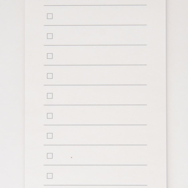 MUJI Checklist Notepad 40sheets Line of 14 - Image 3
